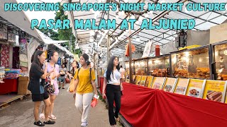 Discovering Singapores Night Market Culture  Pasar Malam at Aljunied [upl. by Ellissa761]