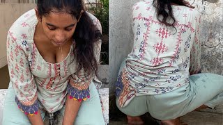 Desi Girl Face Wash At Roof  Pakistani Hot Women Daily Routine Work Vlog  PakFamilyVlog [upl. by Eisse]