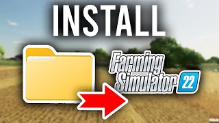 How To Download Mods On Farming Simulator 22  Install Farming Simulator 22 Mods [upl. by Rosemary]