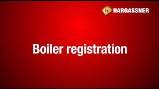 Hargassner Heating Technology  App Boiler registration [upl. by Karon564]