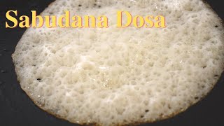 Sabudana Dosa  Sago Dosa  Saggubiyyam Dosa  Breakfast Recipe Breakfast Idea Saggubiyyam Recipes [upl. by Towne]