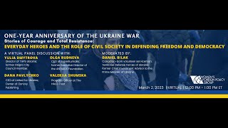 OneYear Anniversary of the Ukraine War  Everyday Heroes and the Role of Civil Society [upl. by Darach]