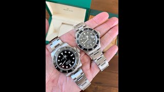 Video Blog  2018 Rolex Submariner 114060 vs 1998 Rolex Submariner Date 16610 [upl. by Suoilenroc]