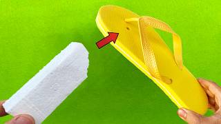 Stop Throwing Away Your Slippers 2 Simple Repair Ideas That Will Surprise You [upl. by Jobye850]