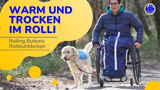 Rollstuhldecke So habe ich die perfekte RolliDecke entwickelt 🧵Rolling Buttons NähWerkstatt✂️ [upl. by Annoyek]