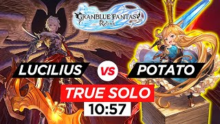 SOLO Charlotta Shreds Lucilius in 1057 No AI  Granblue Fantasy Relink [upl. by Scrope]