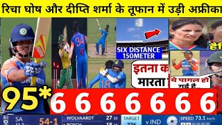 India vs South Africa womens T20 world cup 2024 Warm up Match highlightsindw vs saw highlights [upl. by Riatsila]