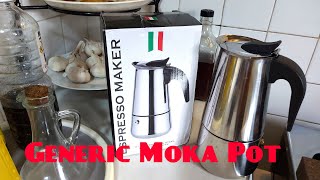 Generic Moka Pot Quick Review [upl. by Noizneb]