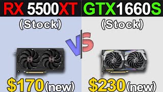 RX 5500 XT 4GB Vs GTX 1660 Super  1080p and 1440p  25 Games Benchmarks [upl. by Redwine]