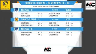 SubiacoFloreat  1s v Melville  1s [upl. by Dre3]