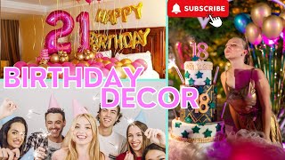 DIY Happy Birthday Decoration Ideas at Home  Easy Birthday Decorations  StepbyStep Guide [upl. by Carolyn]