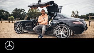 JP Kraemer unterwegs im SLS AMG Der Sportwagen mit den Flügeltüren [upl. by Yelsew]