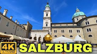 Salzburg Austria 🇦🇹 Salzburg in Summer 4K UHD [upl. by Renita]