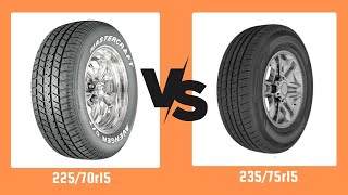 Tire Size 22570r15 vs 23575r15 [upl. by Melar]