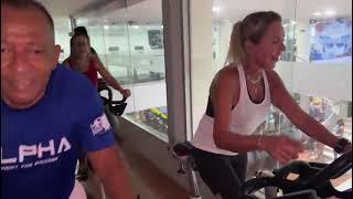 treino hiit na bike spinning academiaideal [upl. by Nahgiem156]