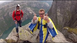 BASE jumping in Norway Heli boogie 2013 [upl. by Ariec]