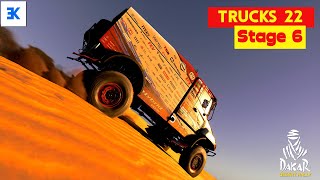 Dakar Desert Rally  2022 Trucks Flying Up Stage 6 [upl. by Rafat]