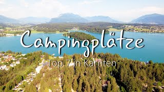 Top 7 Campingplätze in Kärnten Urlaub auf der Südseite der Alpen  Teil 1 [upl. by Ycnan]