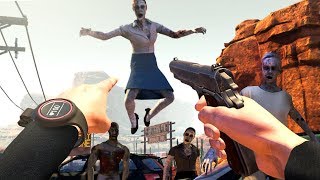 My FAVORITE VIRTUAL REALITY Zombie Apocalypse Game Arizona Sunshine Funny Moments [upl. by Ybrad799]