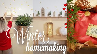 EASY DECORATING IDEAS FOR CHRISTMAS  WINTER HOMEMAKING  GETTING YOUR HOME READY FOR WINTER [upl. by Clementas]