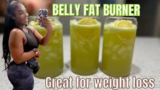 I AM LOSING SO MUCH BELLY FAT Green Detox Juice recipe [upl. by Kessler837]