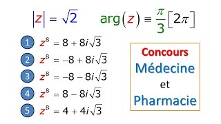 CONCOURS MEDECINE ET PHARMACIE QUESTION N 1 [upl. by Atsuj766]