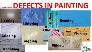 Types Of Defects In Paints its Causes and Remedies Defects In Painting [upl. by Mile]