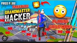 PLAYING GUILD WARS 😱💥 HACKER AAGEYA ☠️😱 FREE FIRE LIVE STREAM live stream viral [upl. by Atnuhs]