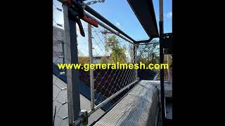 Generalmesh STAINLESS STEEL WEBNET for RAILING [upl. by Laspisa]