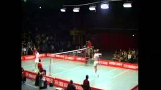 1978 Denmark BadmintonMorten Frost vs Fleming Delfs [upl. by Sirdna]