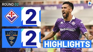 FiorentinaLecce 22  A fourgoal thriller in Florence Goals amp Highlights  Serie A 202324 [upl. by Kei]