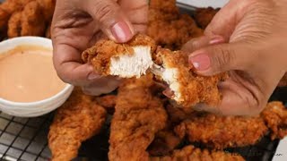 Perfectly Crunchy Chicken Tenders  EVERYTIME [upl. by Jagir]