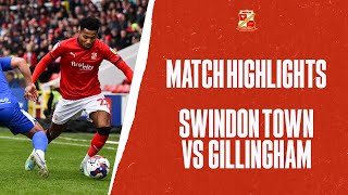 Swindon Town vs Gillingham  Match Highlights [upl. by Sager]