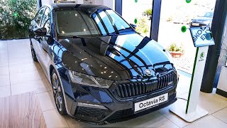 New Skoda Octavia vRS 2023  Dynamic Elegance At Its Best In Magic Black Color  Simply Clever [upl. by Ylrebmyk]