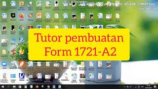 Pembuatan form 1721A2 PNS memakai Simgaji [upl. by Barbour942]