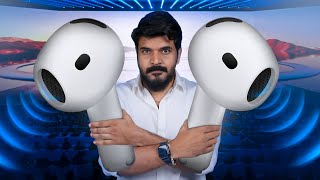 Apple AirPods 4 ANC Unboxing amp Review 🍎 Comparison vs AirPods Pro 2  in Telugu [upl. by Ecneitap]