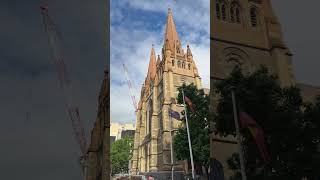 St Pauls Cathedral melbourne melbourne shortvideo church [upl. by Yntrok973]