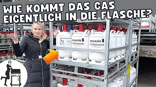 Wie kommt das Gas in die Gasflasche  Die Frau am Grill [upl. by Brunella]