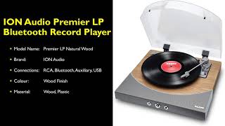 ION Audio Premier LP Record Player Review  Bluetooth Vinyl Turntable With BuiltIn Speakers [upl. by Neeron218]