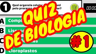 QUIZ BIOLOGIA ORGANELAS CELULARES CITOLOGIA  1 [upl. by Keily416]