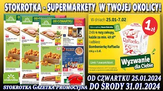 STOKROTKA Nowa Gazetka Od 25012024 Najnowsze Promocje Tygodnia W Dobrych Cenach  Co warto kupić [upl. by Ilatan]