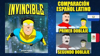 Invencible  Comparación del Doblaje Latino Original y Redoblaje  Temporada 1  2021 Español Latino [upl. by Saffier]