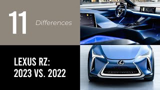 Lexus RZ 2023 vs 2022 [upl. by Brouwer]