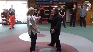 Student repeat Chi Sau mouvements from grandmaster Walter Toch on his workshop [upl. by Valida]