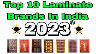 Top 10 Laminate Brands In India [upl. by Andrus590]