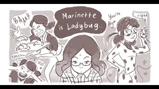 Marinette IS Ladybug  Miraculous Ladybug Comic Dub [upl. by Ainelec]