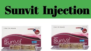 Sunvit Injection Uses in Urdu Sunvit Injection Vitamin D3 Injection BenefitsSunvit Injection Uses [upl. by Avehs]