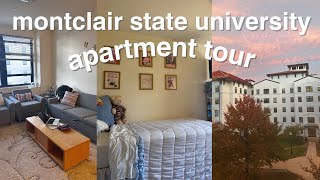 COLLEGE DORM TOUR 2024  Montclair State University the village apartments [upl. by Nylyak]