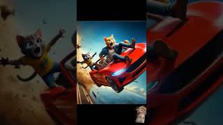 Rag cartoon cat gaming animation freefire music song newsong love trending shorts [upl. by Algar]