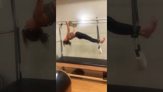 Hanging PullUps on the Cadillac Strengthens upper body amp improves spinal articulation [upl. by Taggart]